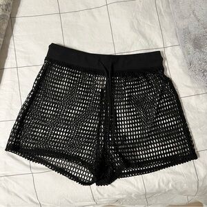 Shade & Shore Black Athletic Mesh Shorts
